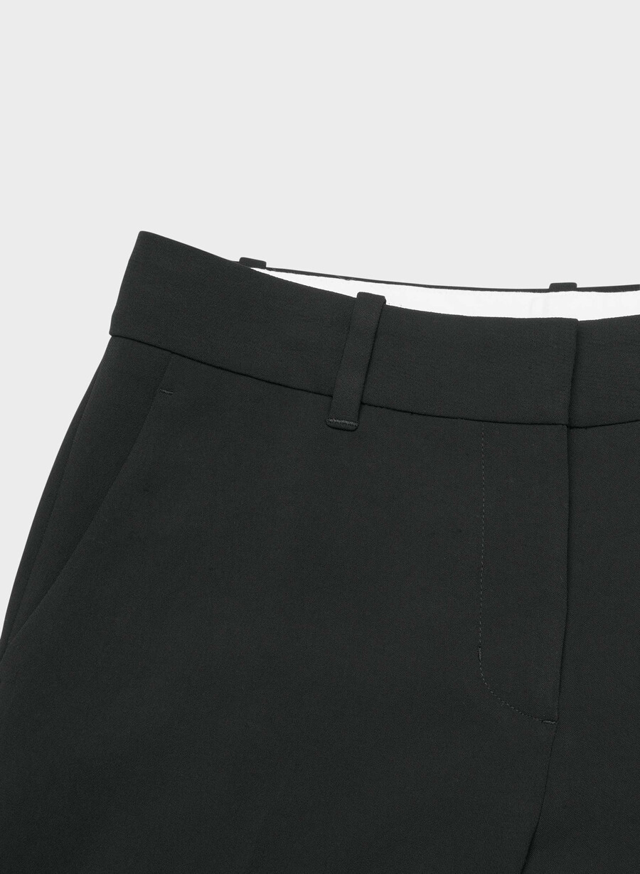 pantaloni spire - crepette nero