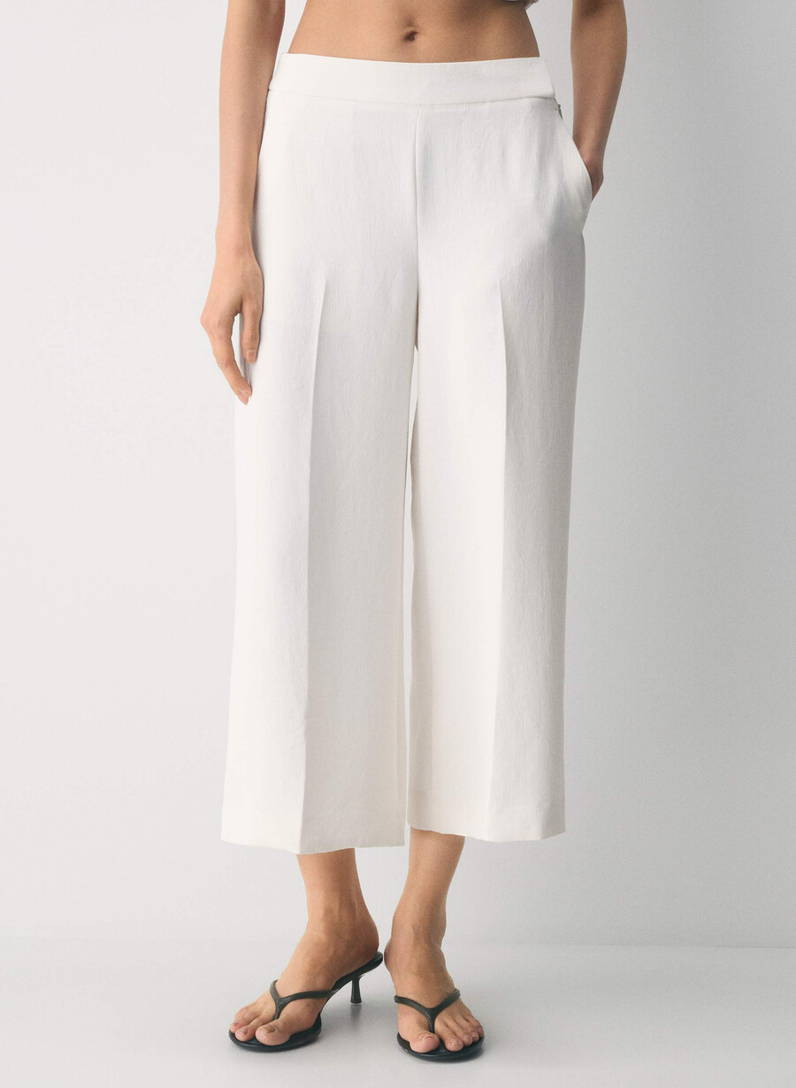 pantaloni podium - crepette light birch