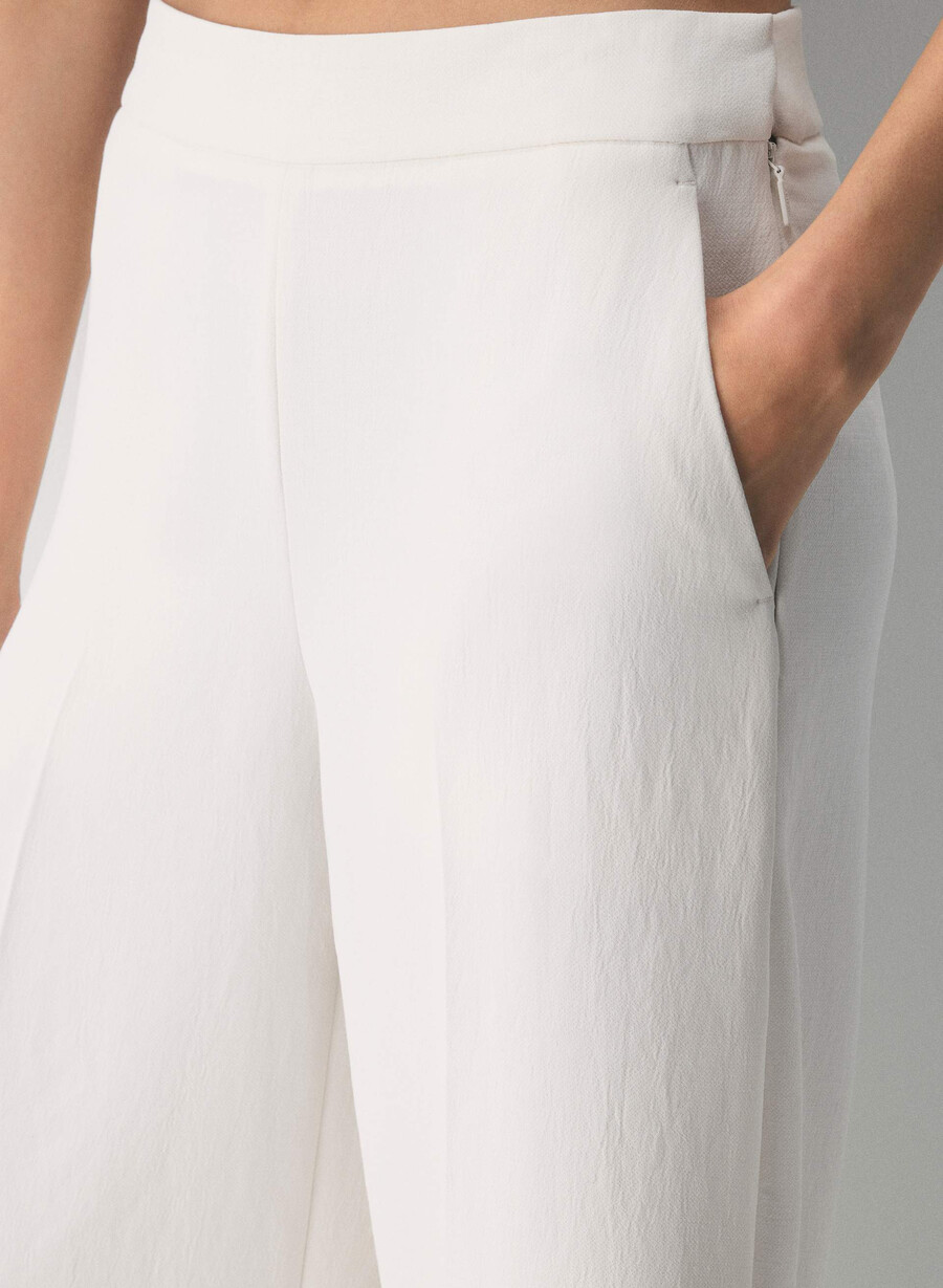 pantaloni podium - crepette light birch