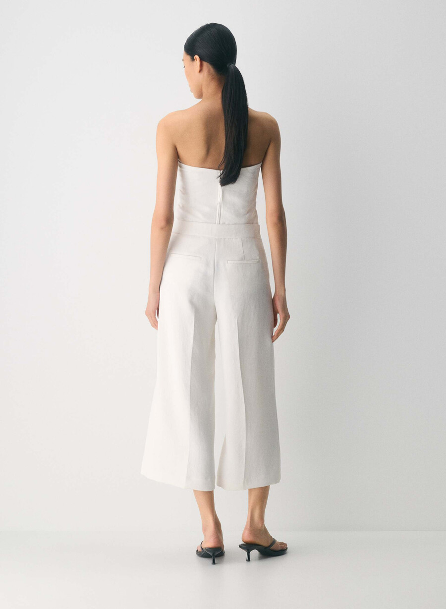 pantaloni podium - crepette light birch
