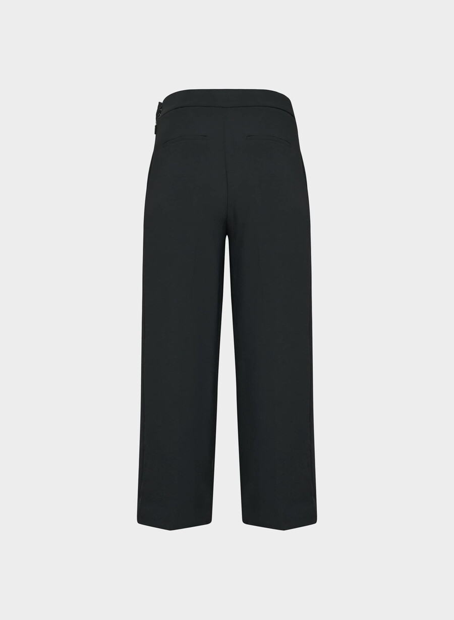 pantaloni podium - crepette nero