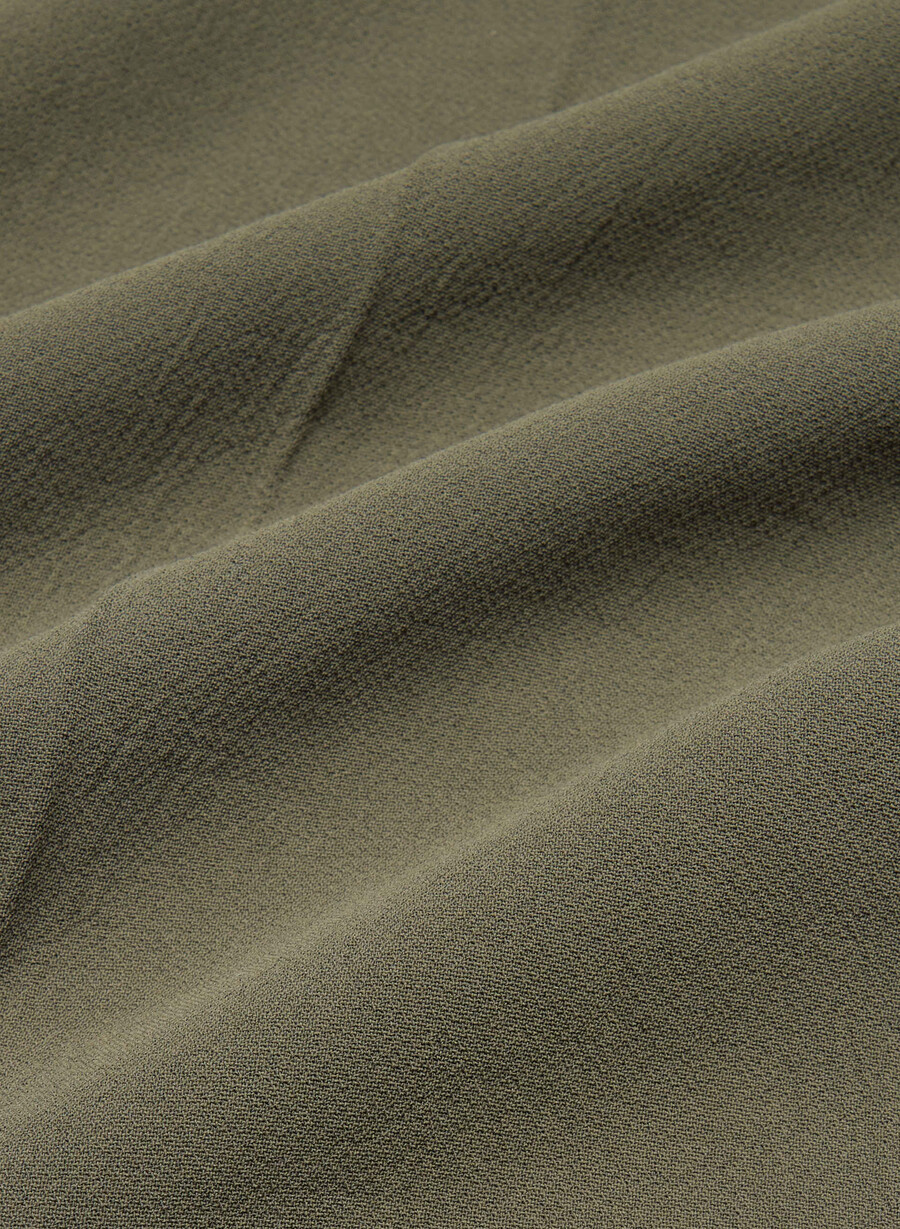 pantaloni podium - crepette dark olive