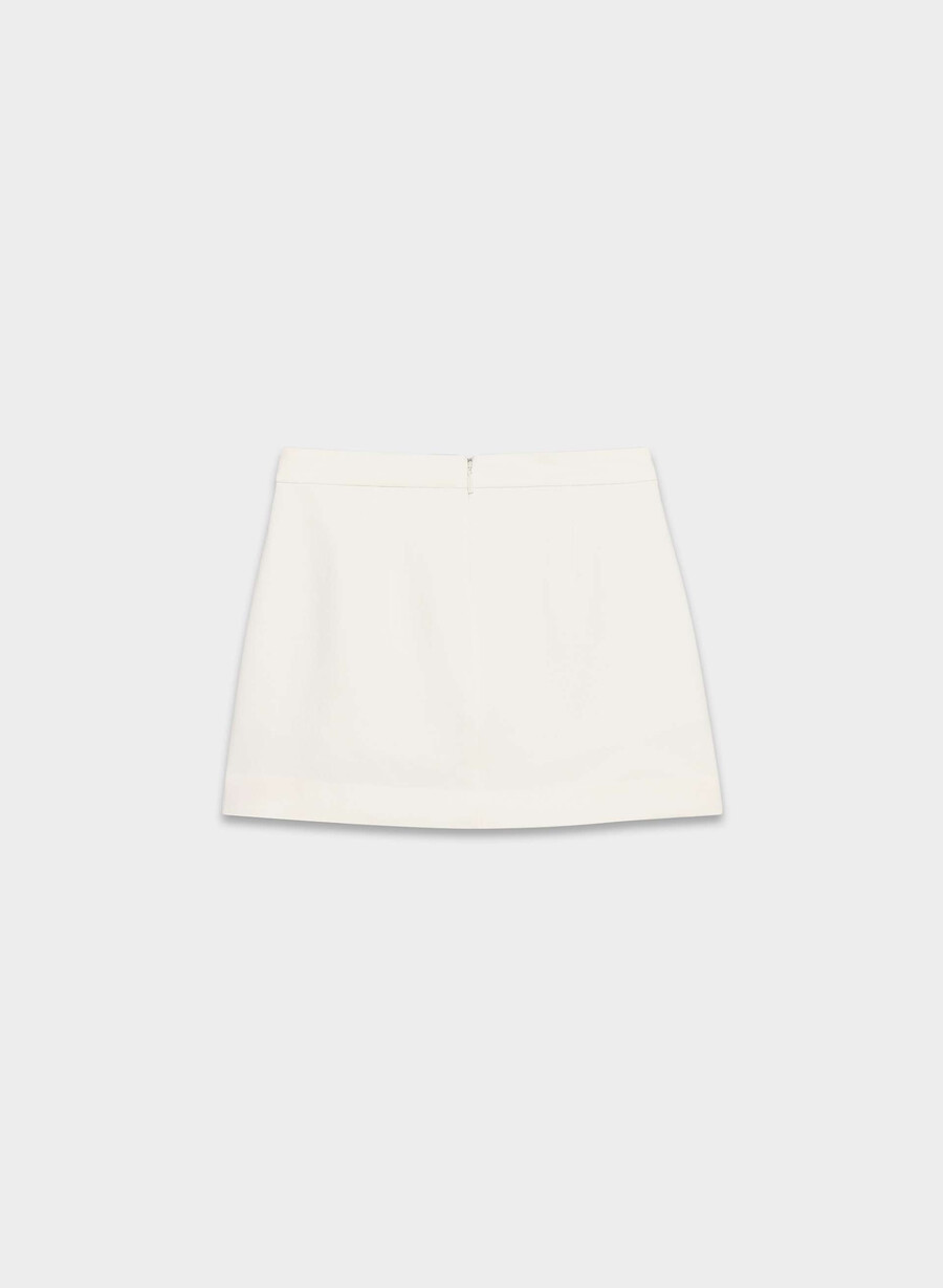 corbel skort - crepette betulla chiara