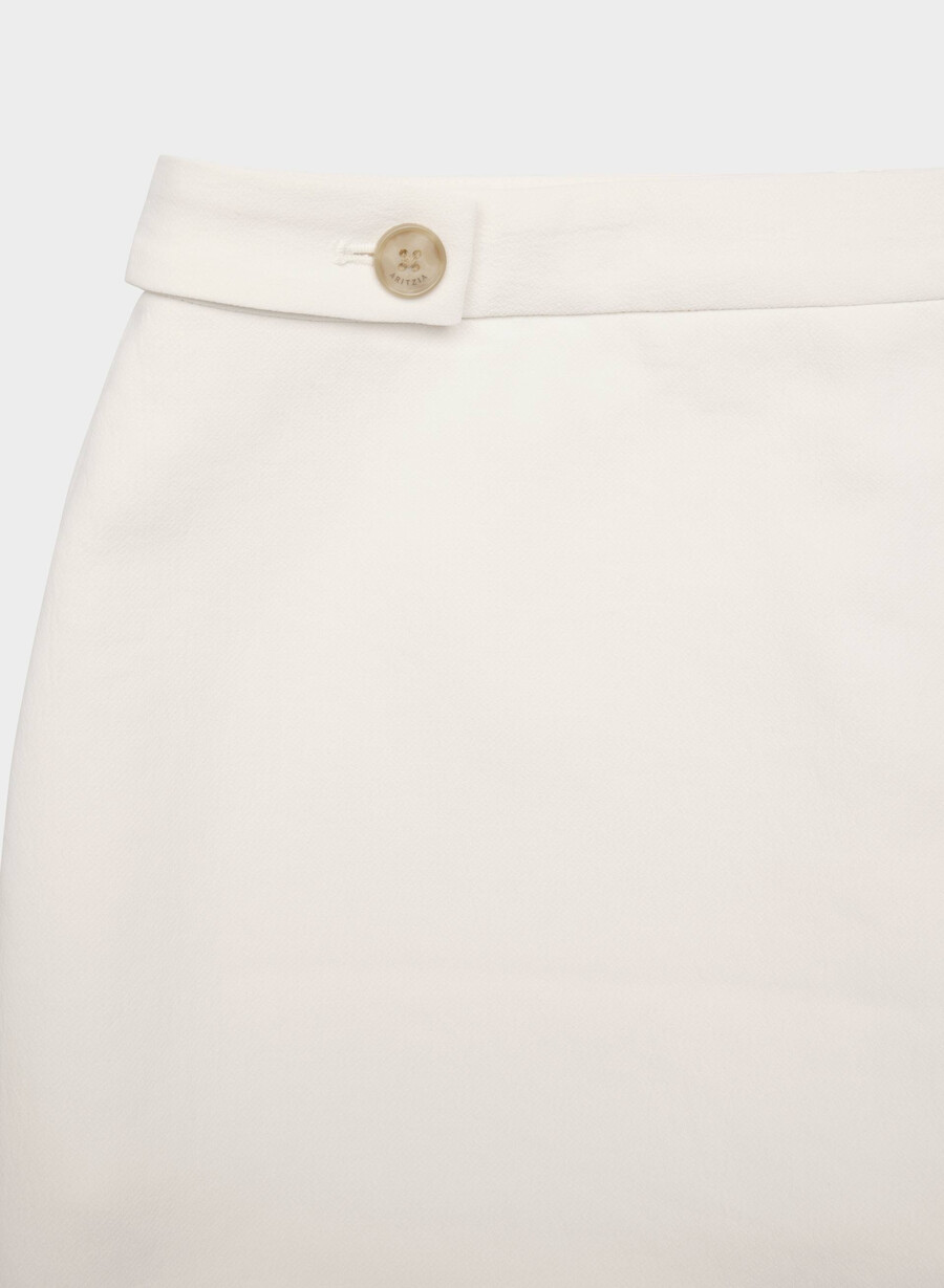 corbel skort - crepette betulla chiara