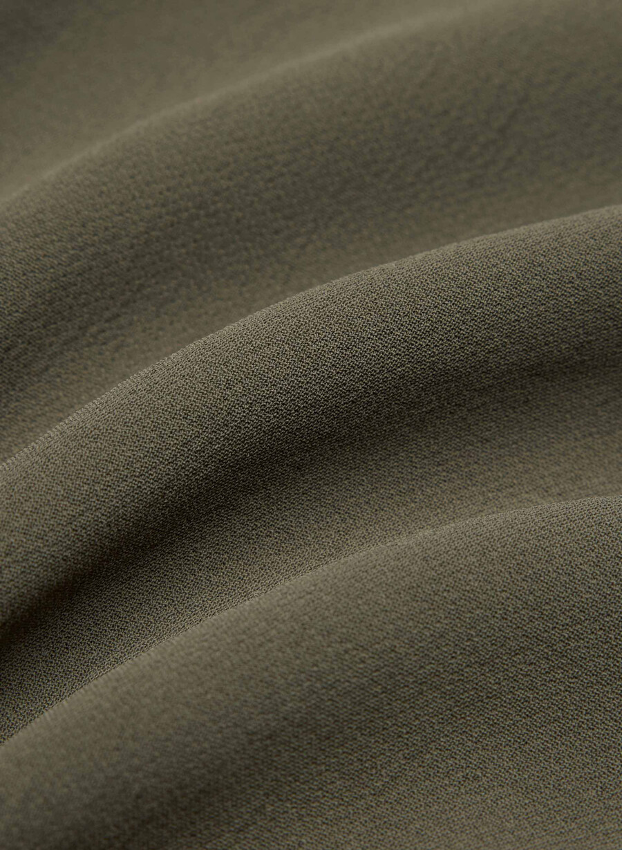 corbel skort - crepette oliva scura