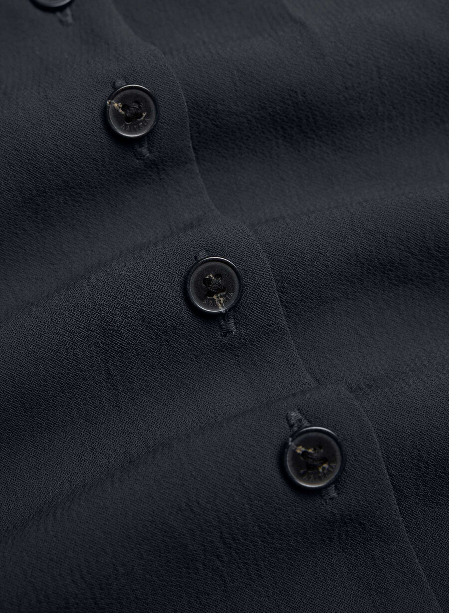 abito pagoda - crepette dark navy