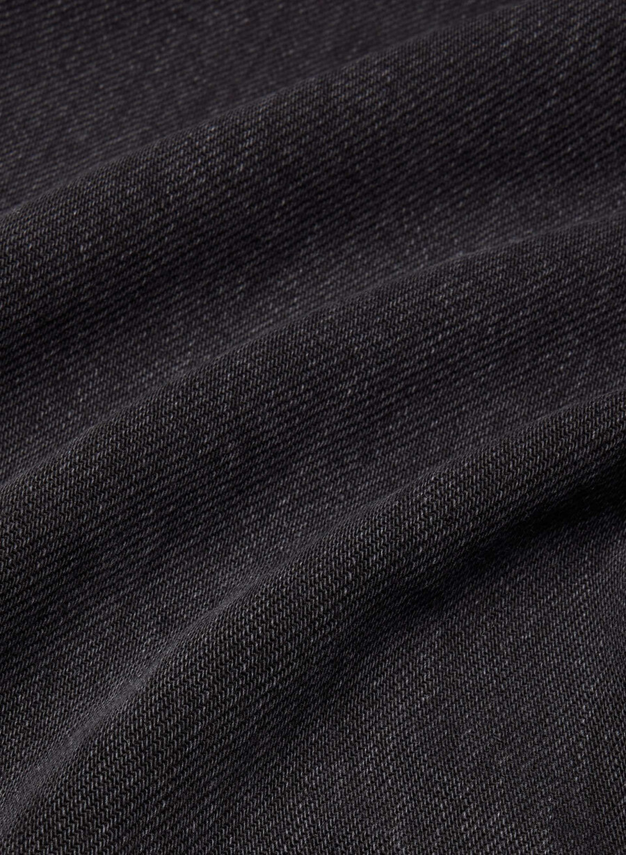 denim forum jeans con risvolto a vita bassa vintage anni 90 eyeliner nero