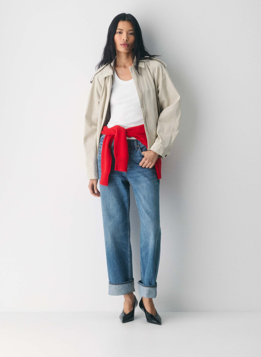 denim forum jeans con risvolto a vita bassa vintage anni 90 5 anni kiss n tell bl