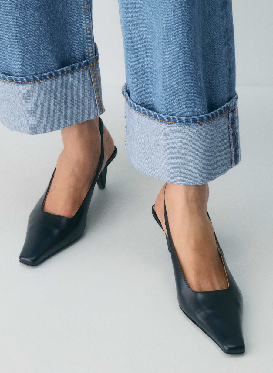 denim forum jeans vintage a vita bassa con risvolto anni 90 vintage bleu bottle