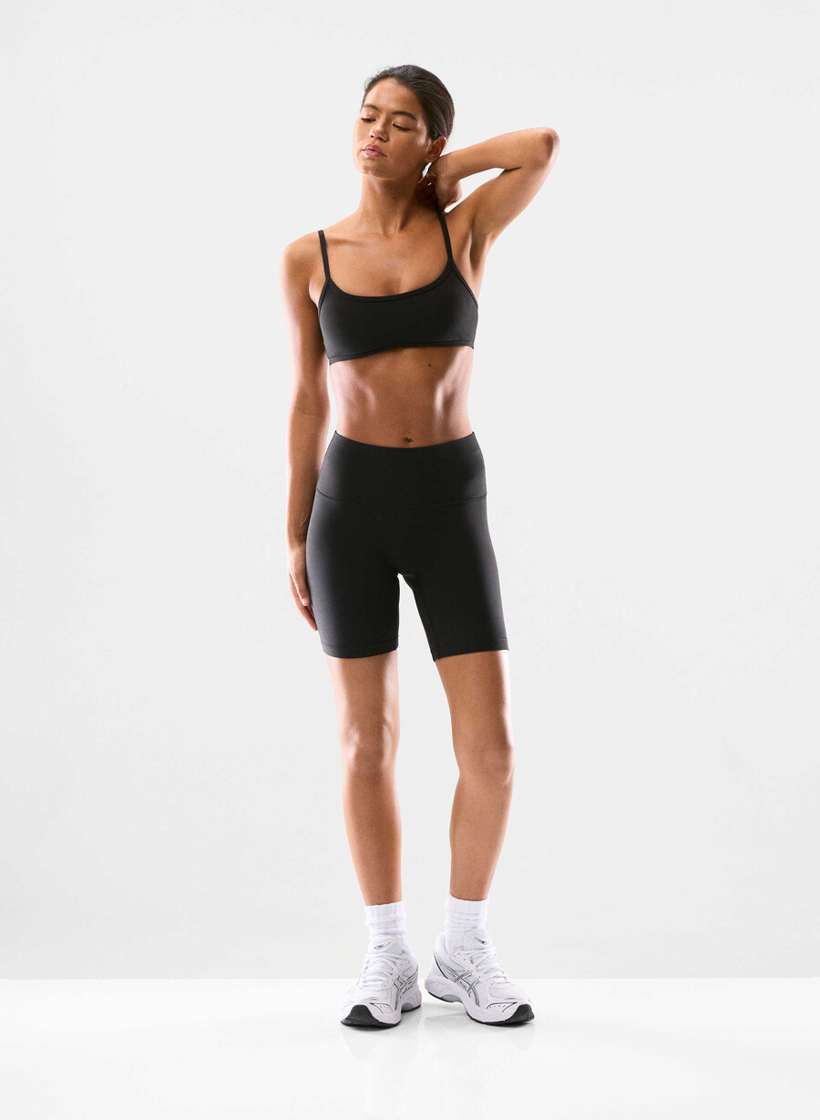 reggiseno sportivo butter essential nero