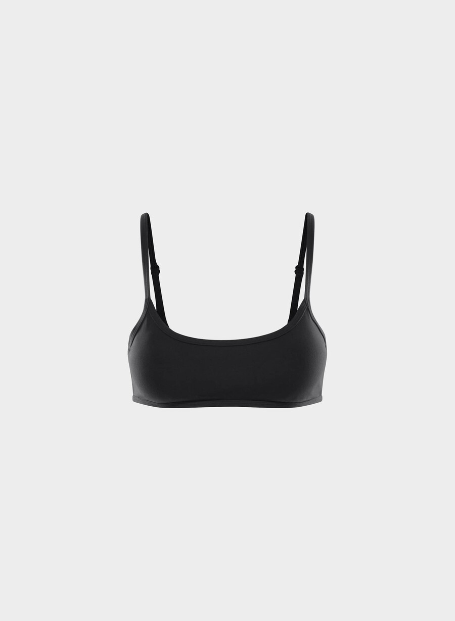 reggiseno sportivo butter essential nero