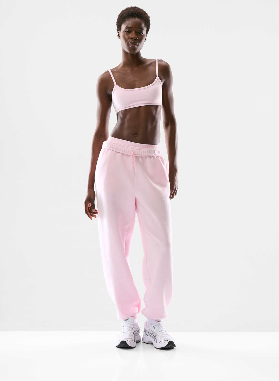 reggiseno sportivo essenziale butter villa pink