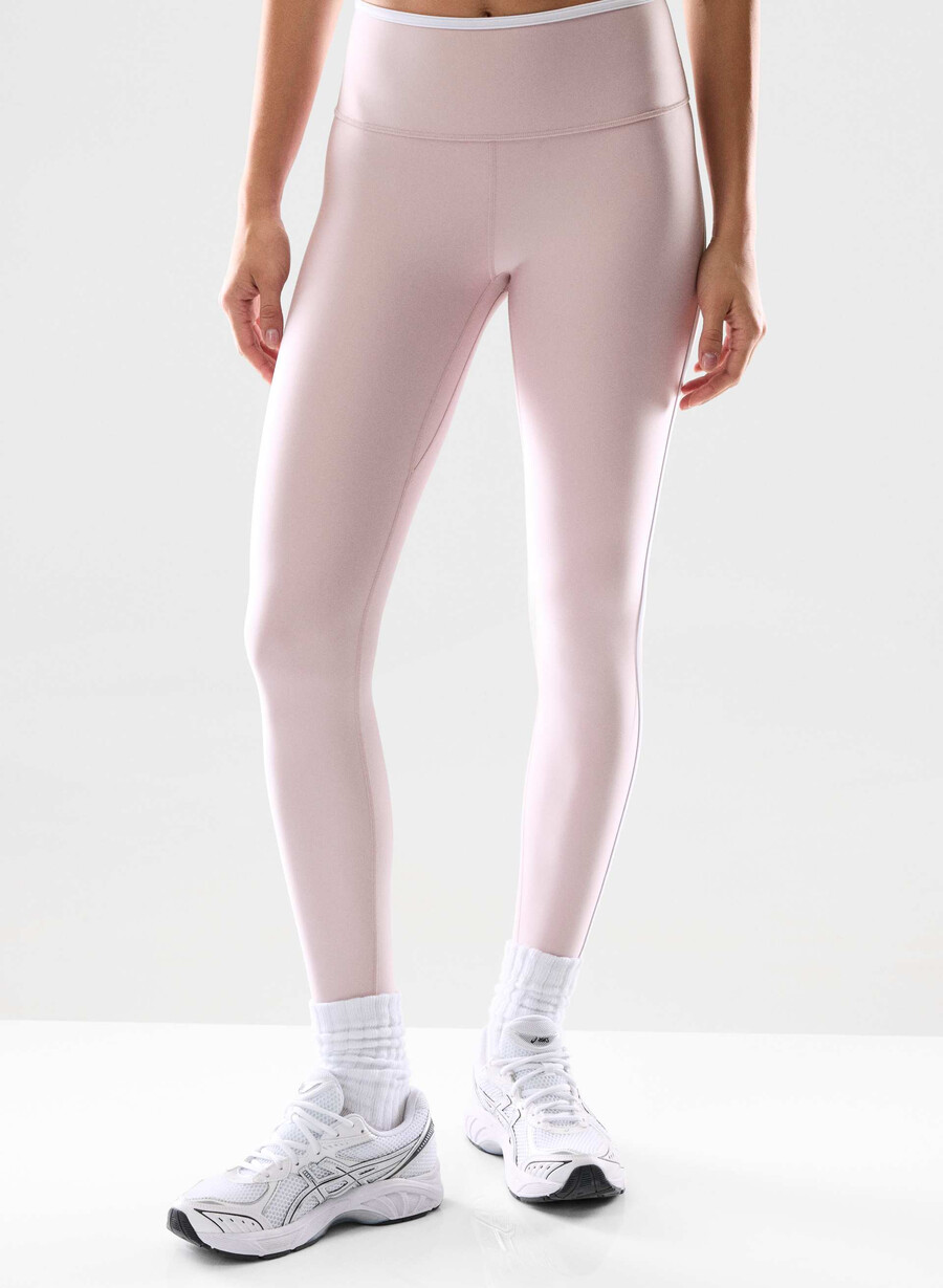 leggings glotone showup hi-rise da 26 dsty pink bt white