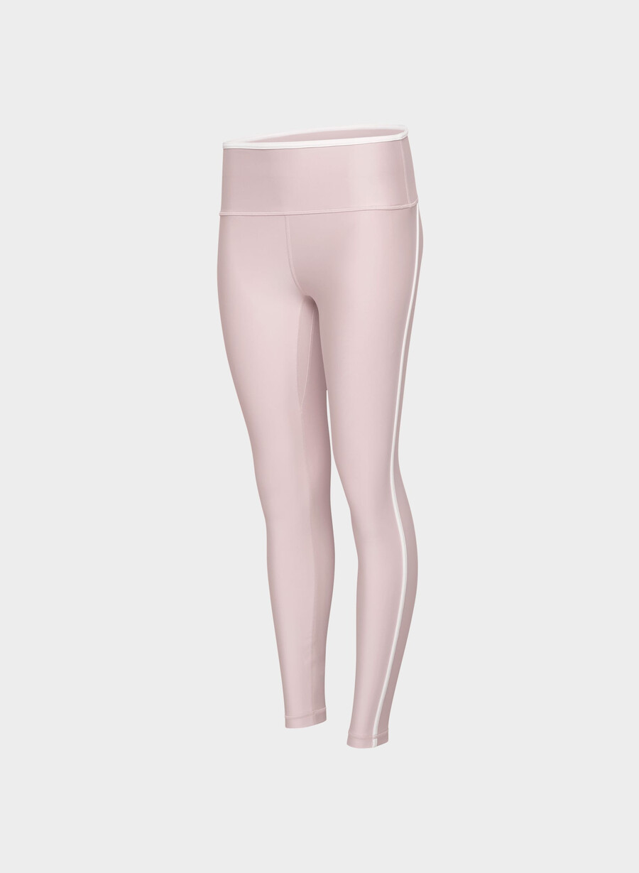 leggings glotone showup hi-rise da 26 dsty pink bt white
