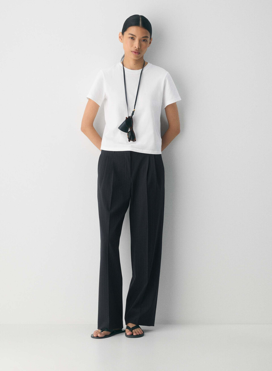 the effortless pant lo-rise - ressential light ls st dk nt nvymt pr