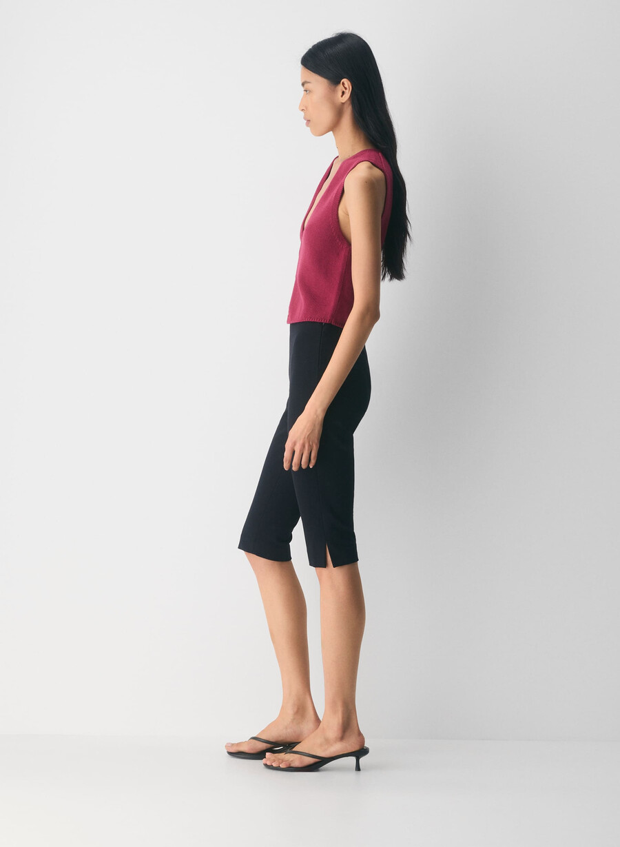 gilet basco cotton charm juicy rose