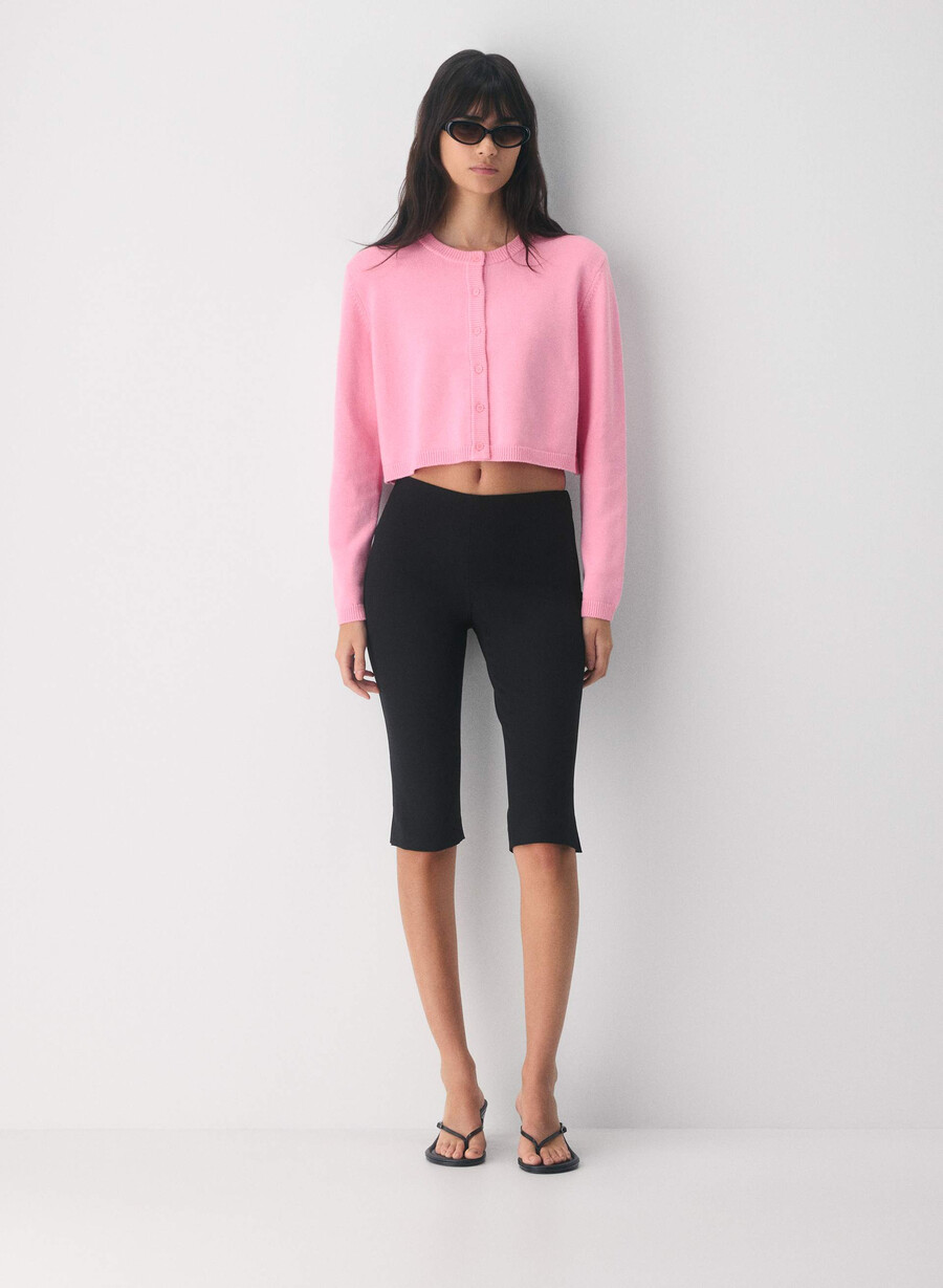cardigan sicily cotton charm jellybean pink
