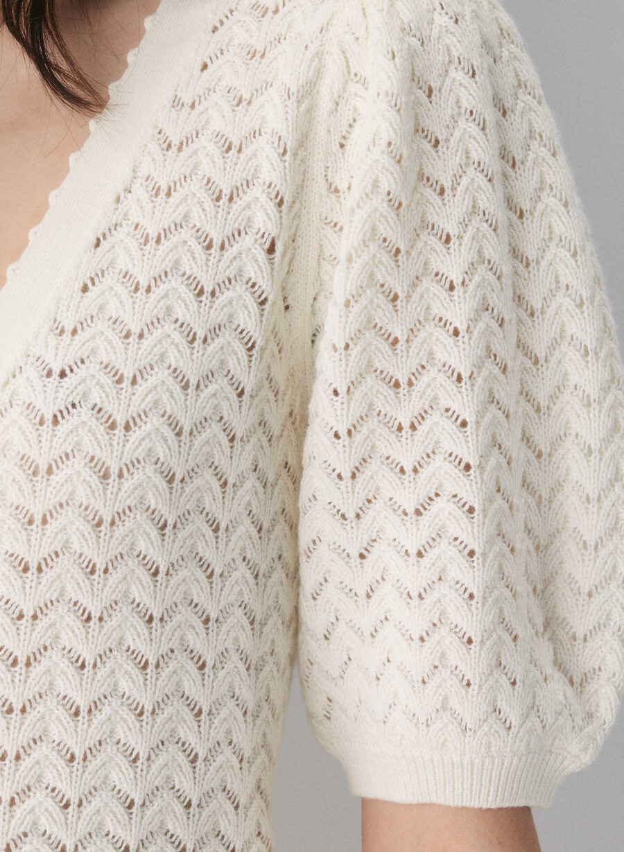 cardigan cotton charm fika betulla chiara