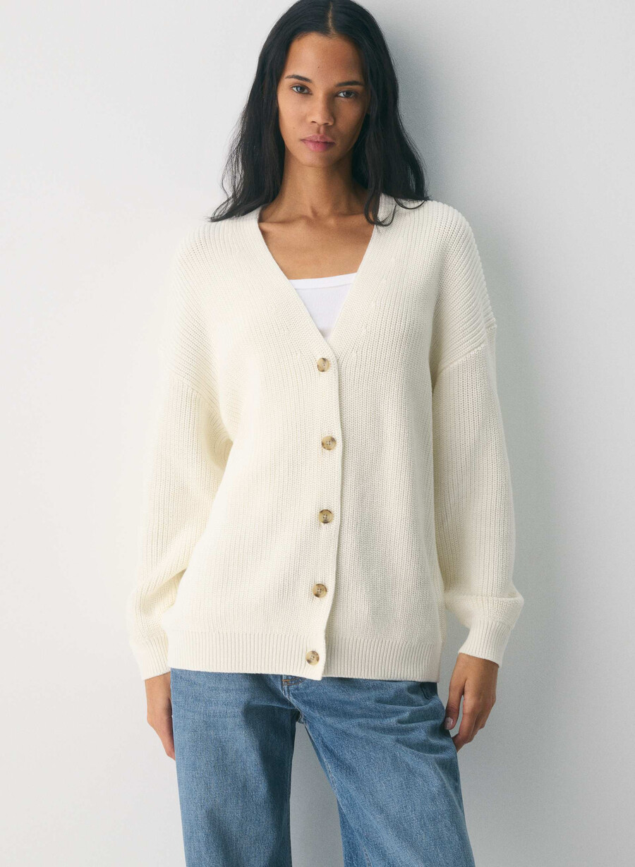 cardigan qualificatore betulla chiara