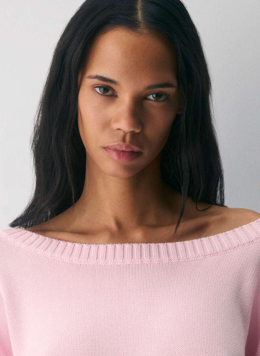 maglione suzuka villa pink