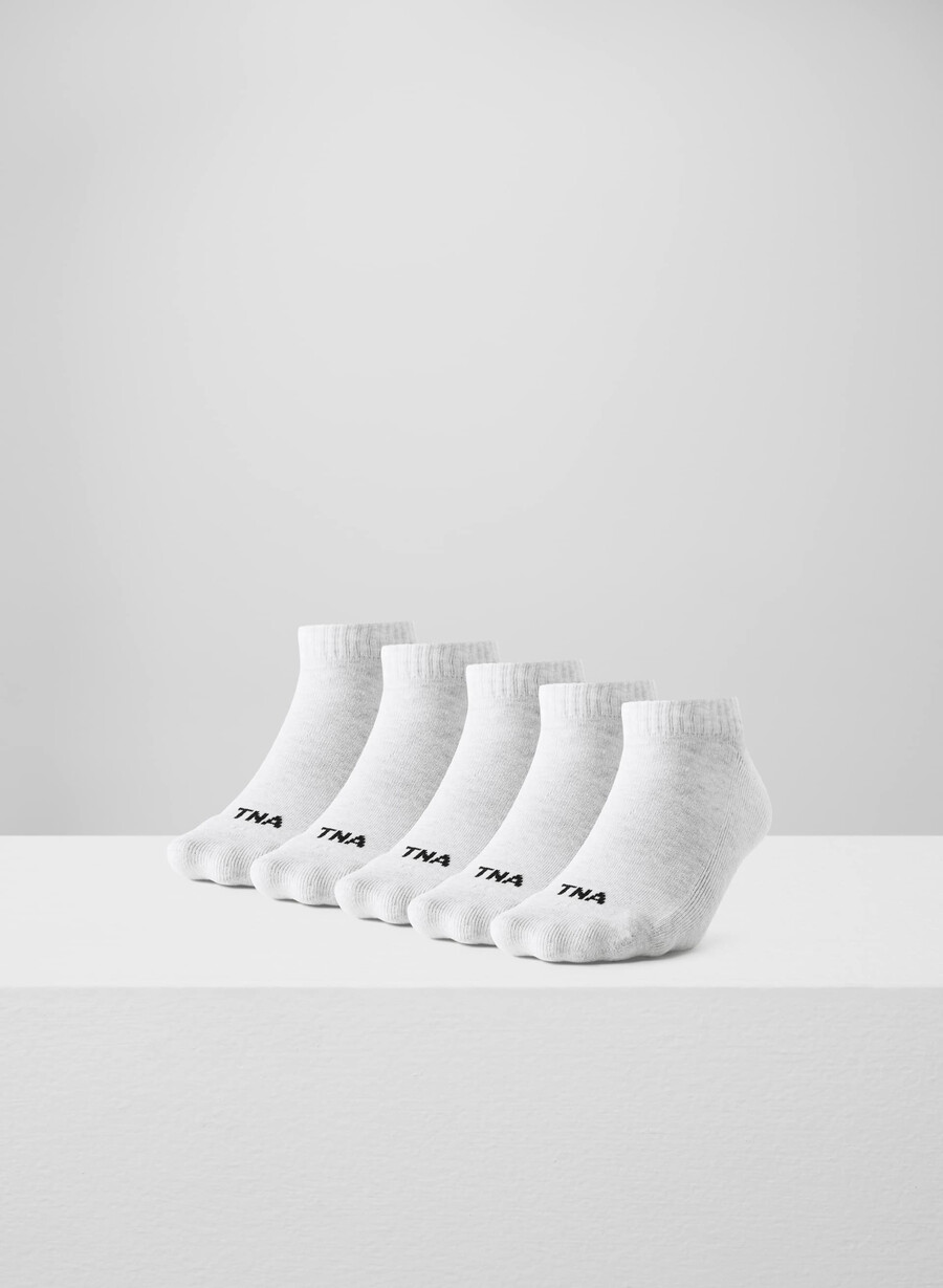 calzini invisibili best-ever confezione da 5 colore bianco nuvola e melange