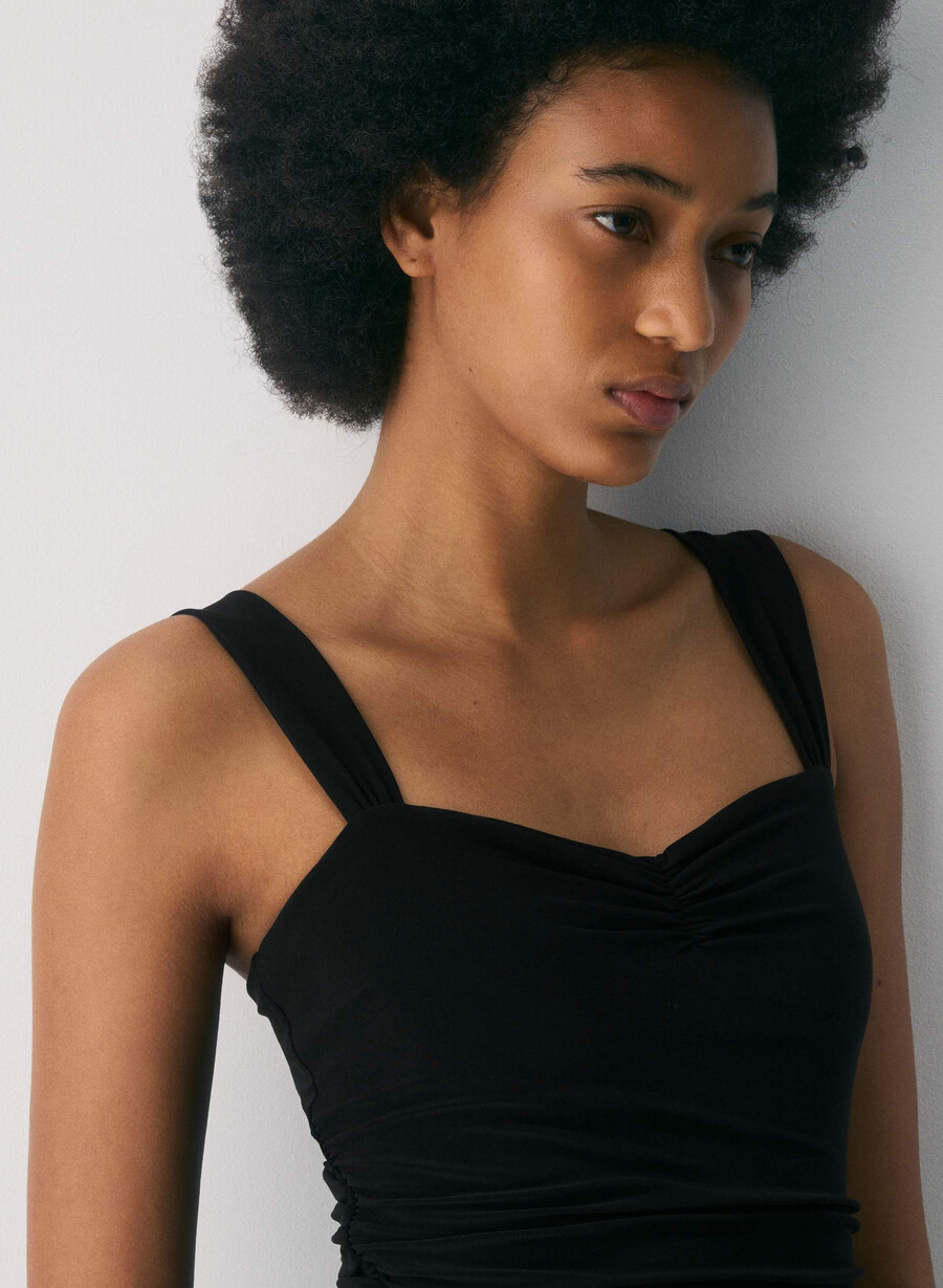 abito vocale smooth matter nero