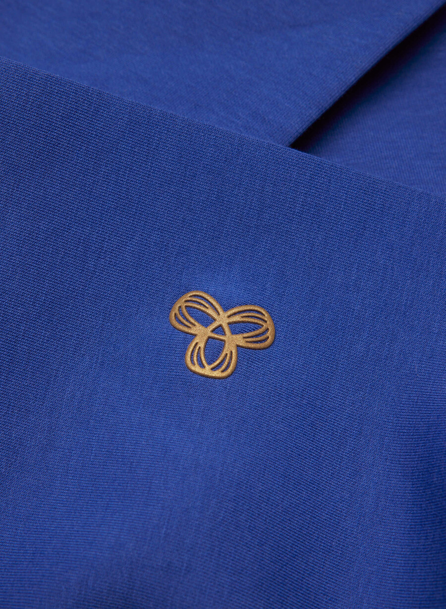 felpa con cappuccio afterfx intention blauer