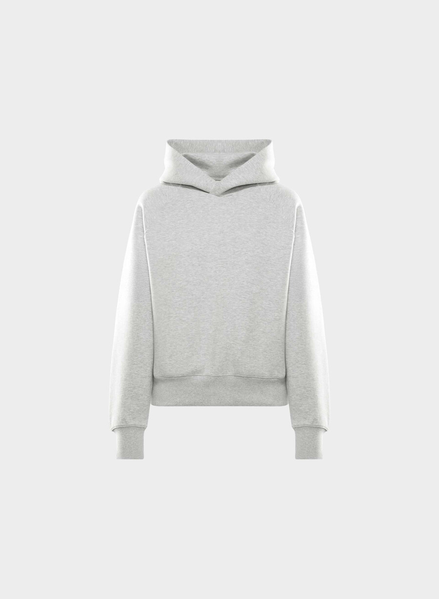 felpa con cappuccio afterfx intention heather chrome