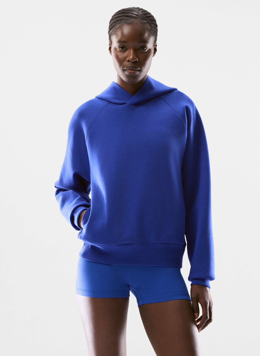 felpa con cappuccio afterfx intention heather chrome