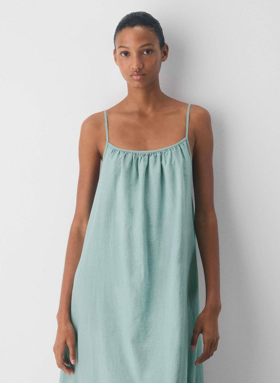 abito benessere in lino goddess sage