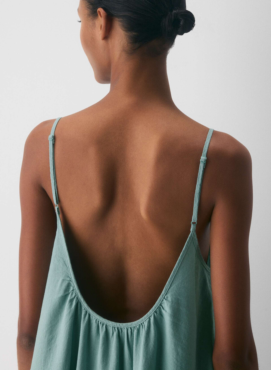 abito benessere in lino goddess sage