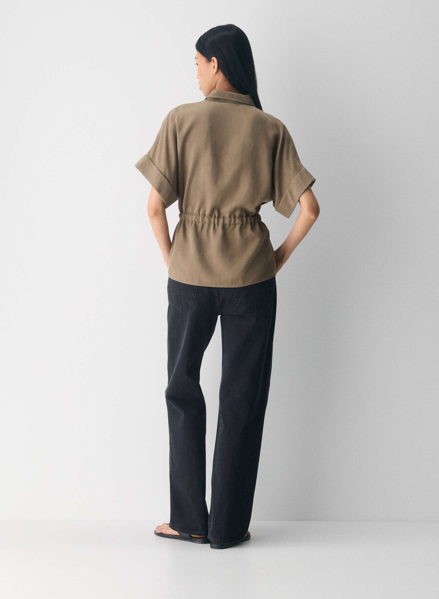 camicia garner folio marrone