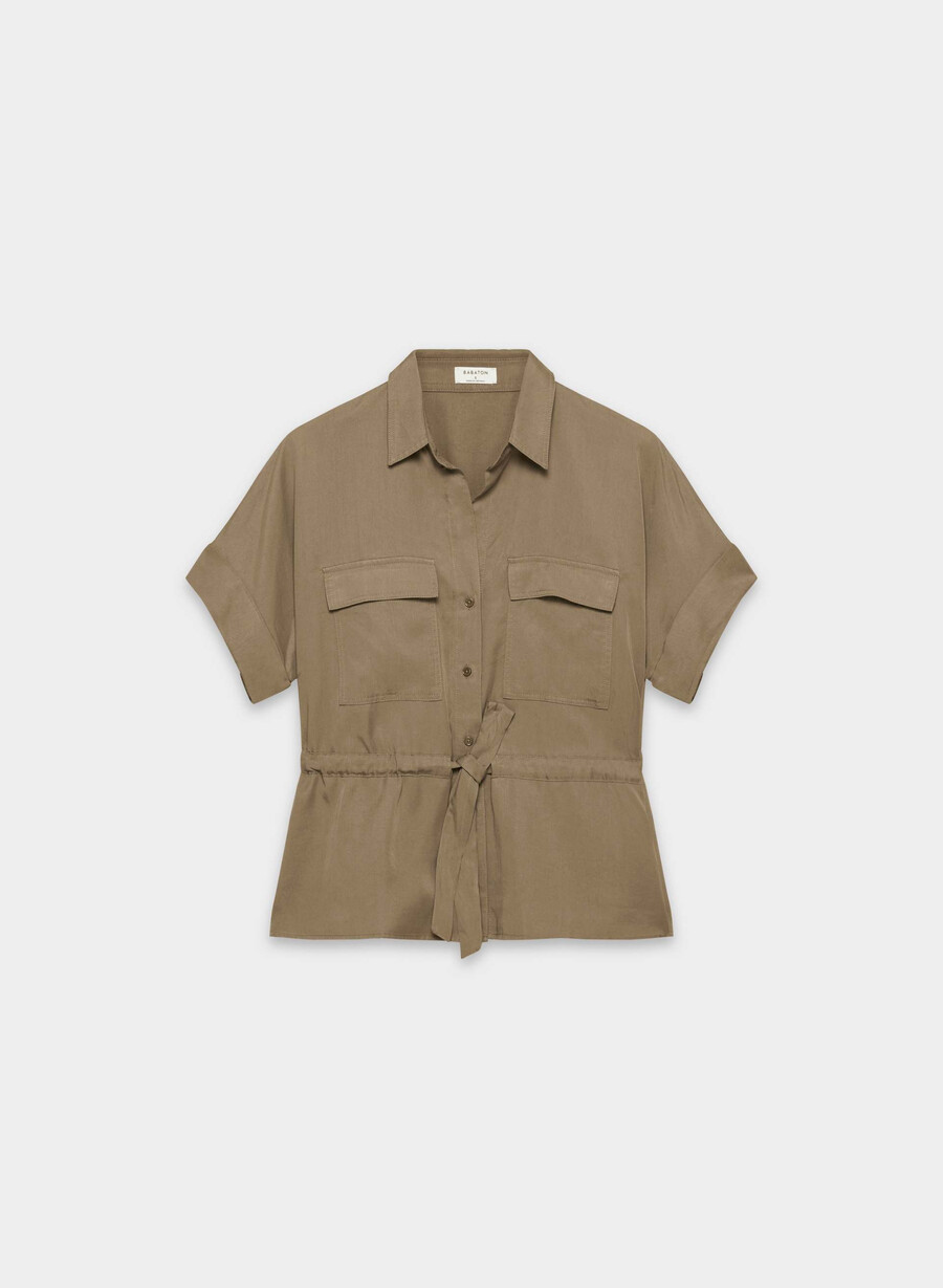 camicia garner folio marrone