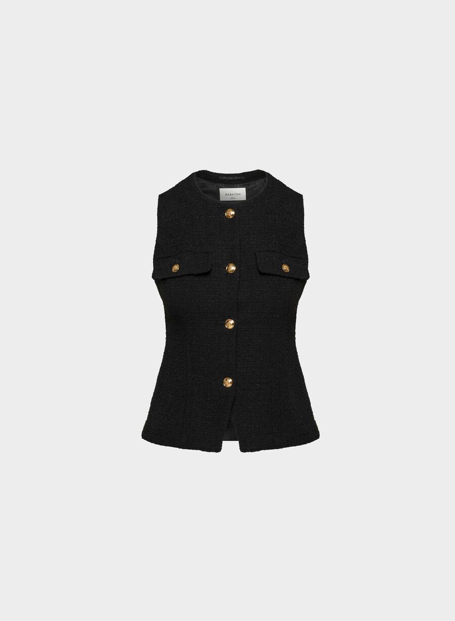 corrispond vest nero