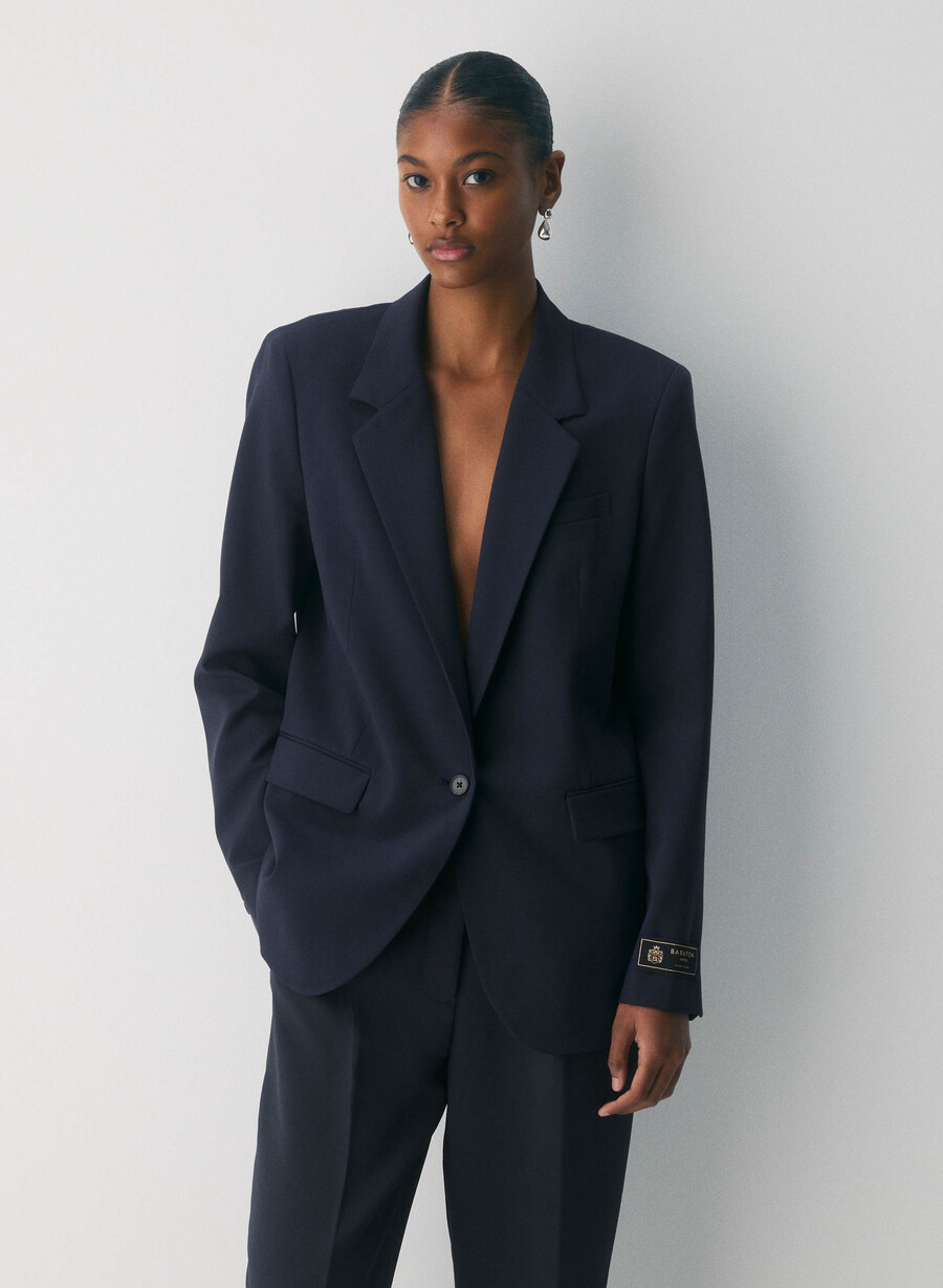 eureka blazer - ressential light dark navy