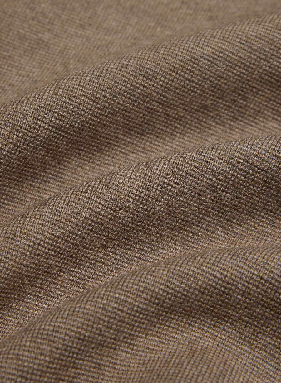 maglione ordinance - wonder yarn heather folio brown