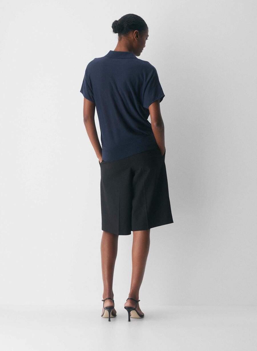 maglione steno polo clouded white