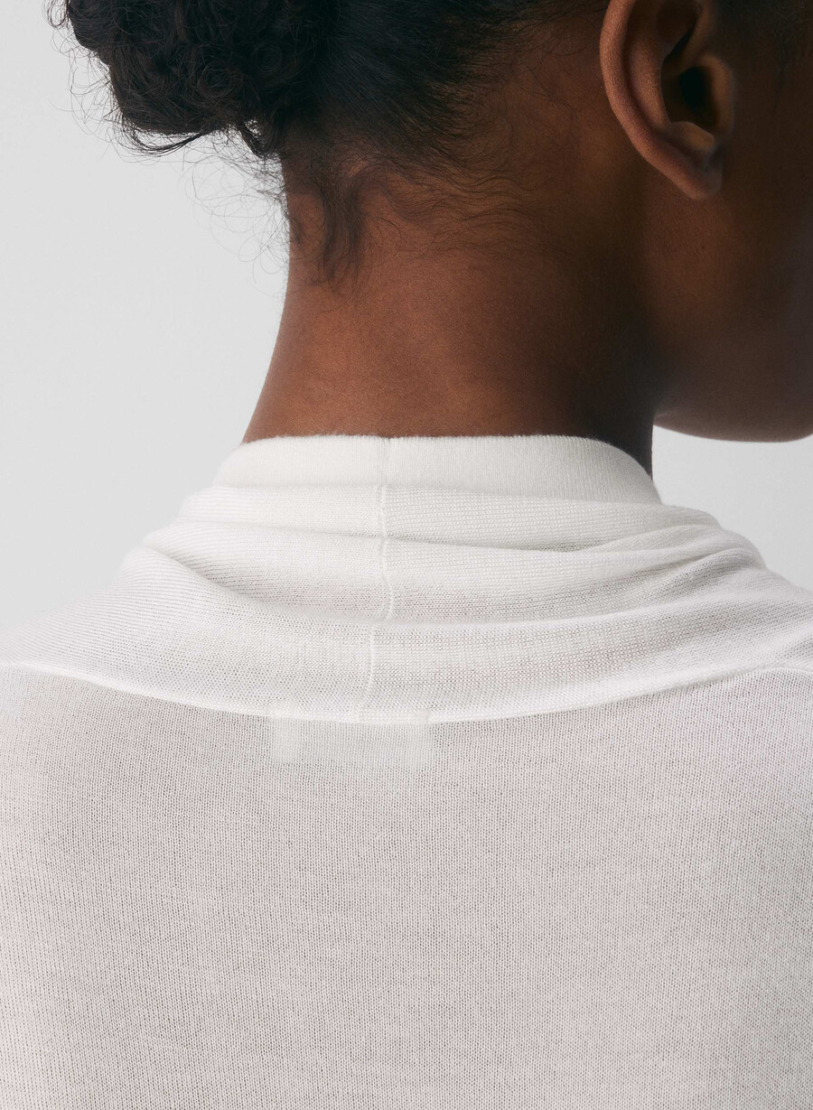 maglione gilet agenda clouded white