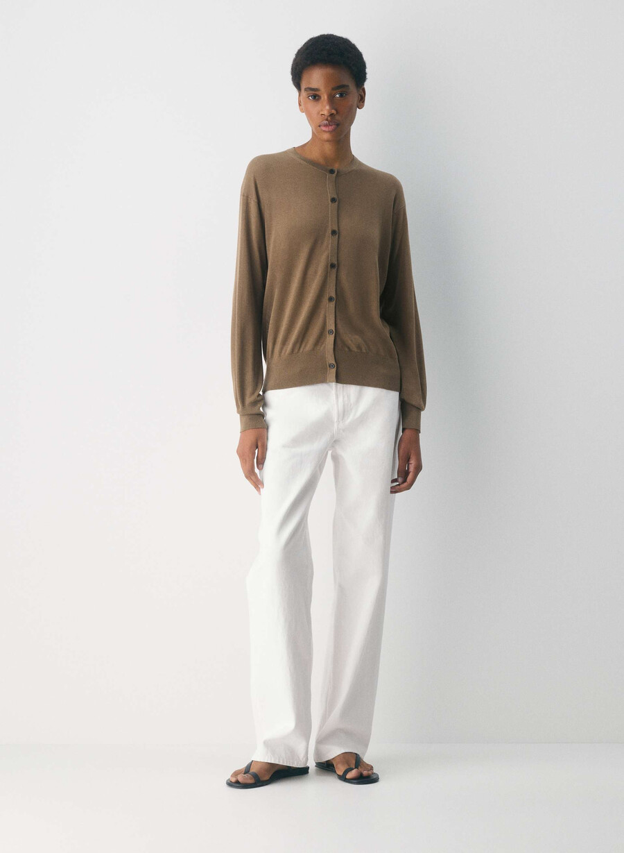 cardigan acumen folio marrone