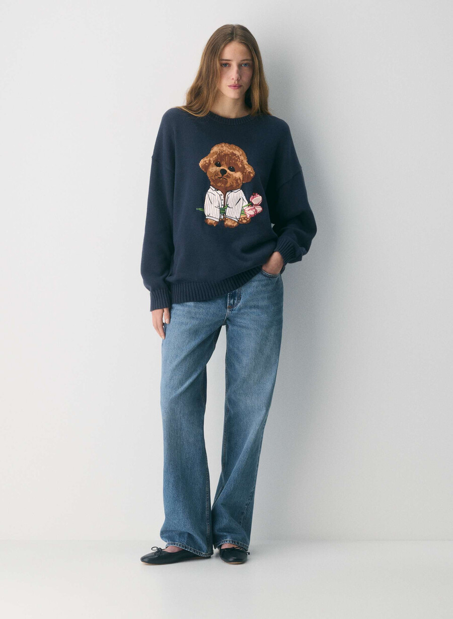 maglione cotton charm peggy icon admiralbrown