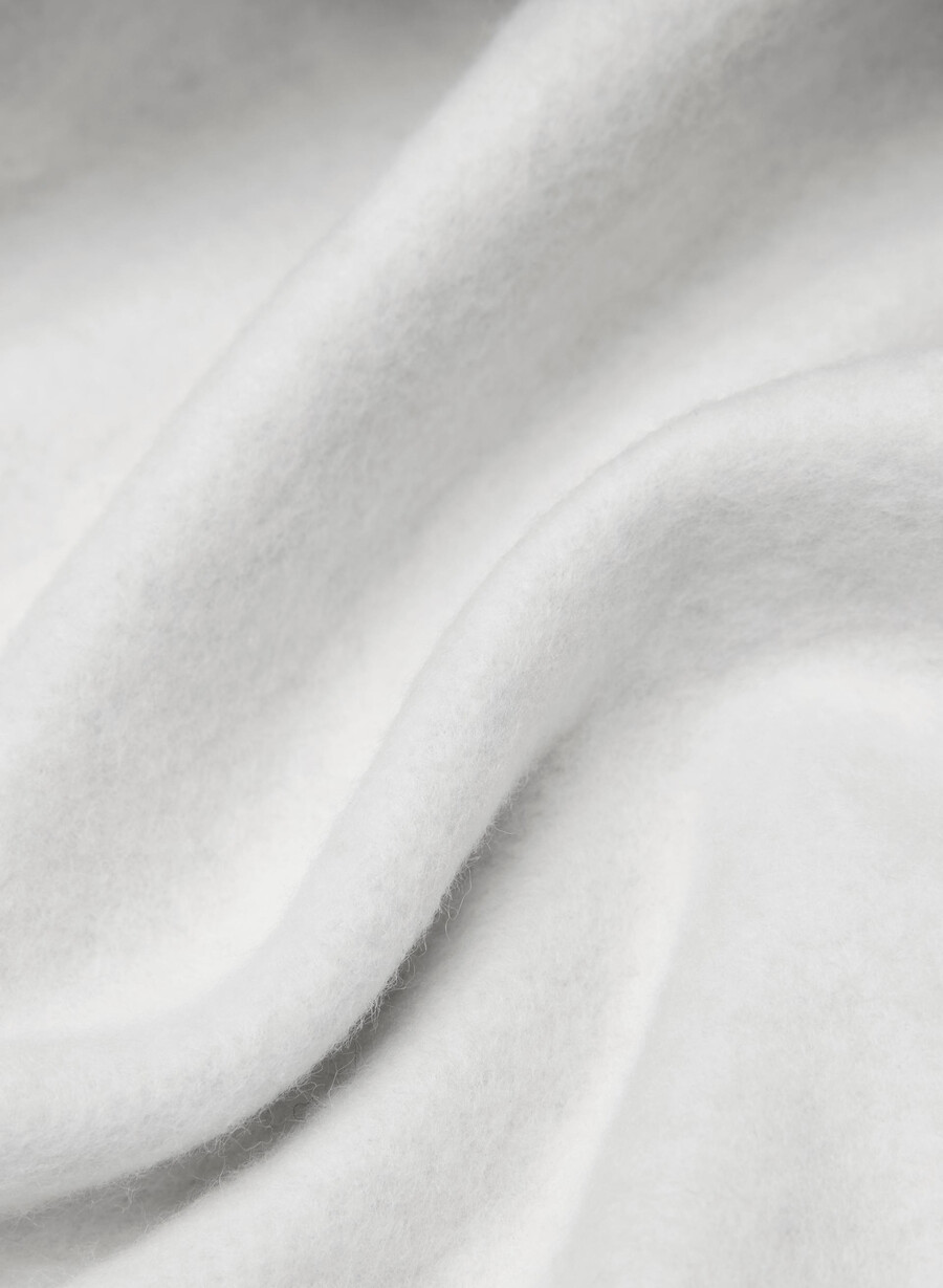 felpa in pile accogliente mega 12 zip heather chrome