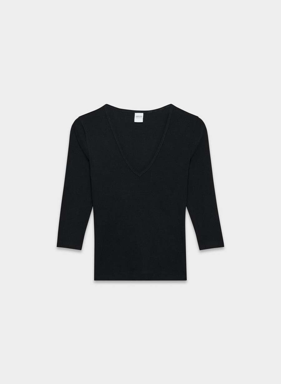 t-shirt homestretch rib compilation nera
