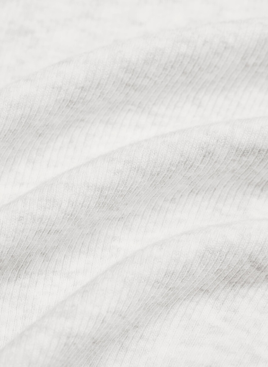 t-shirt homestretch rib compilation heather cloud white