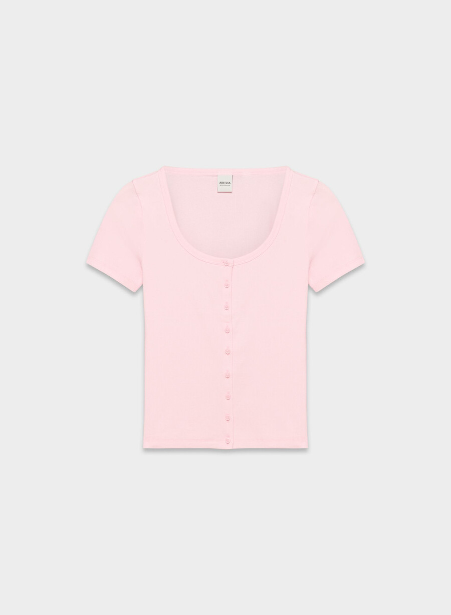 t-shirt homestretch rib cypher rosa villa