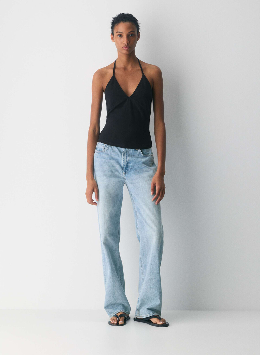 homestretch smooth slowjam halter top nero