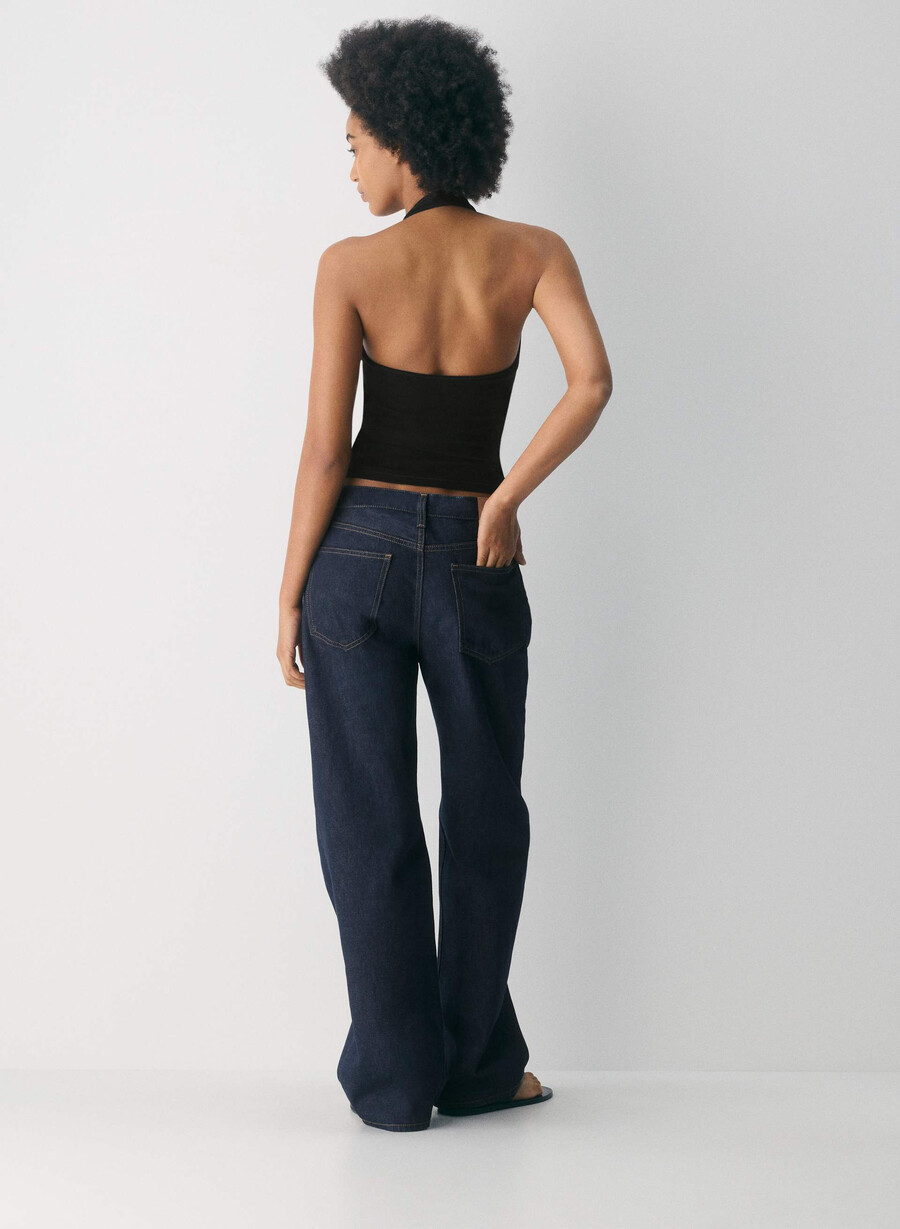 homestretch smooth timbre halter comfort top bianco