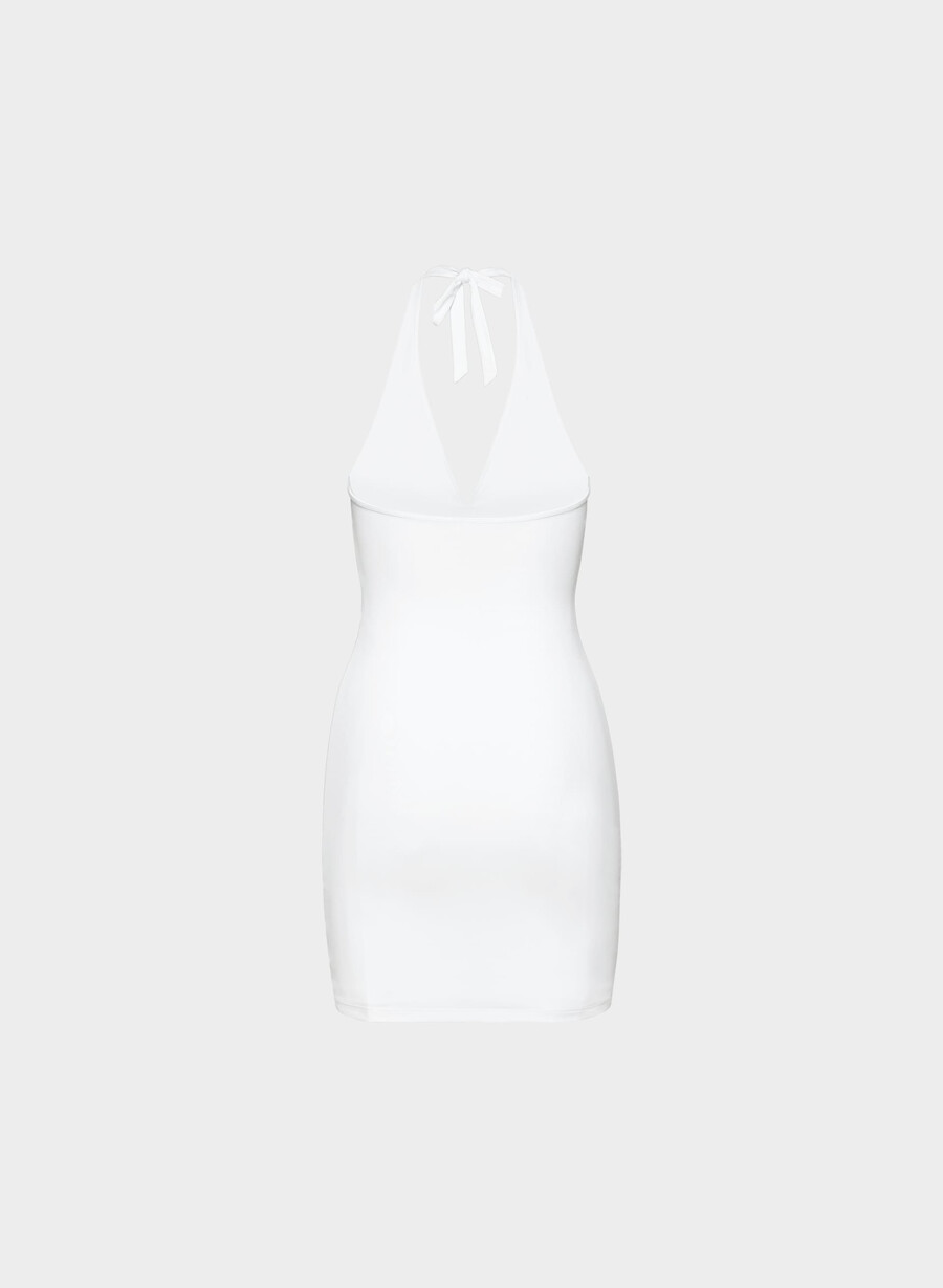 abito con scollo allamericana original contour tantalize bianco brillante