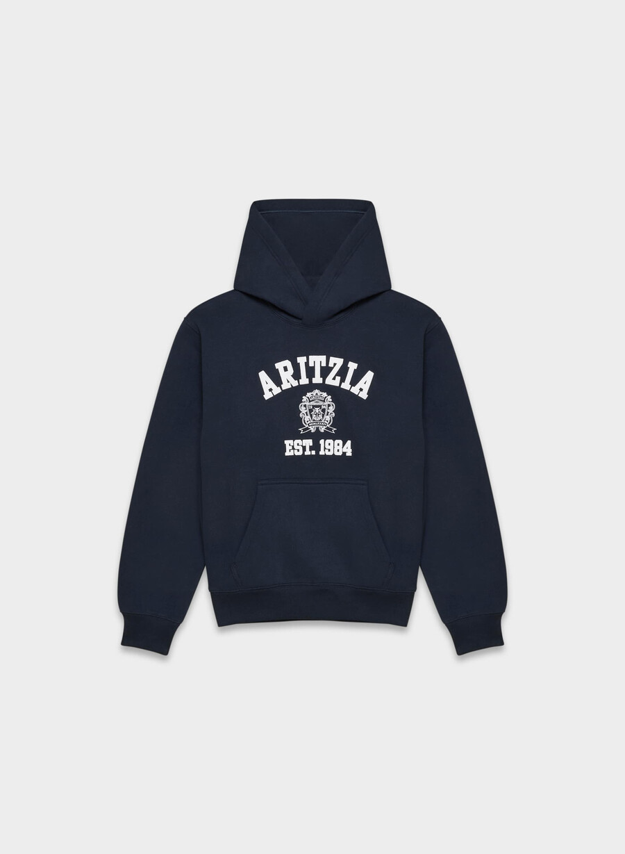 felpa con cappuccio cozy sweatfleece perfect admiralbianco