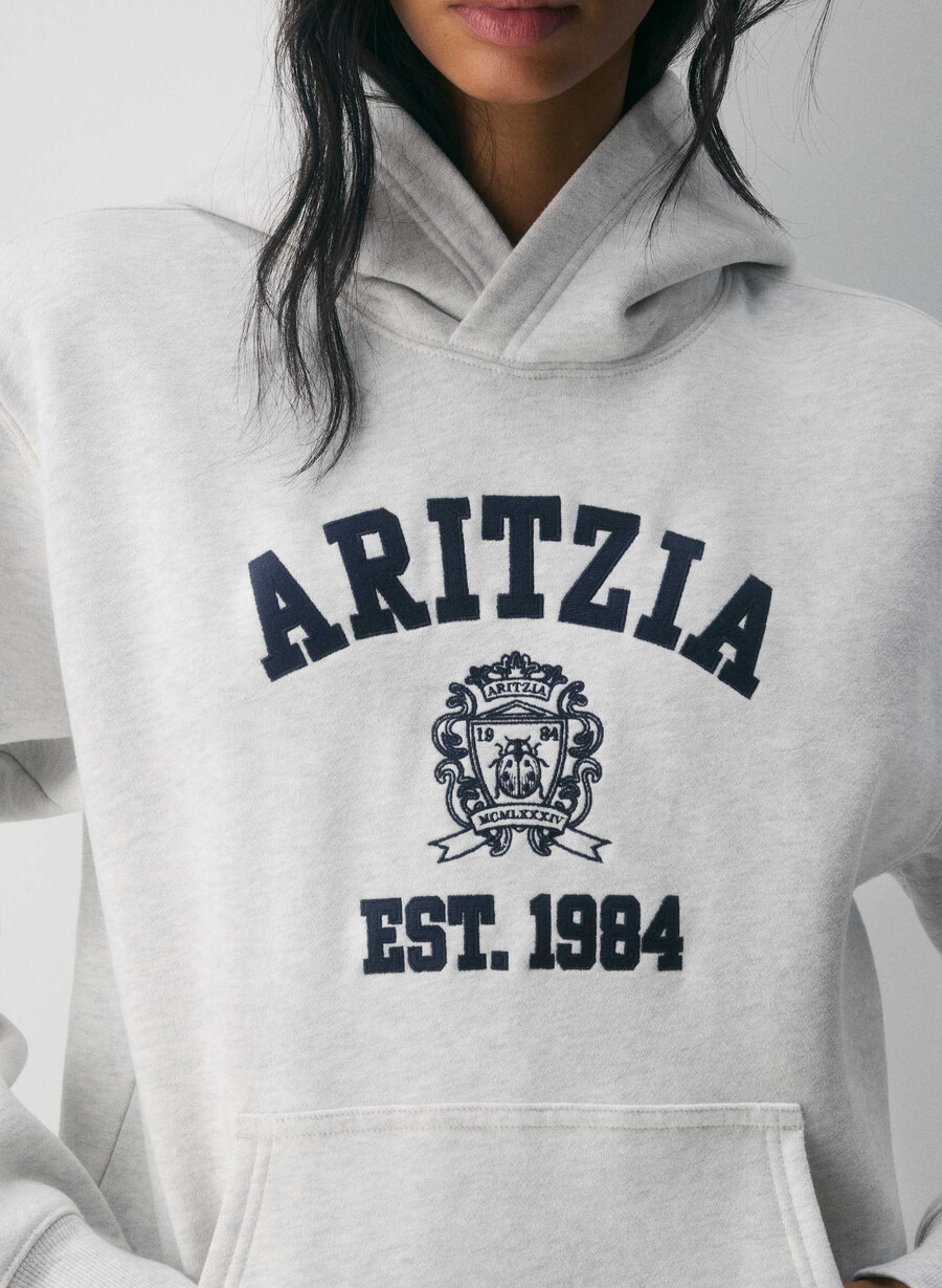 felpa con cappuccio cozy sweatfleece perfect admiralbianco