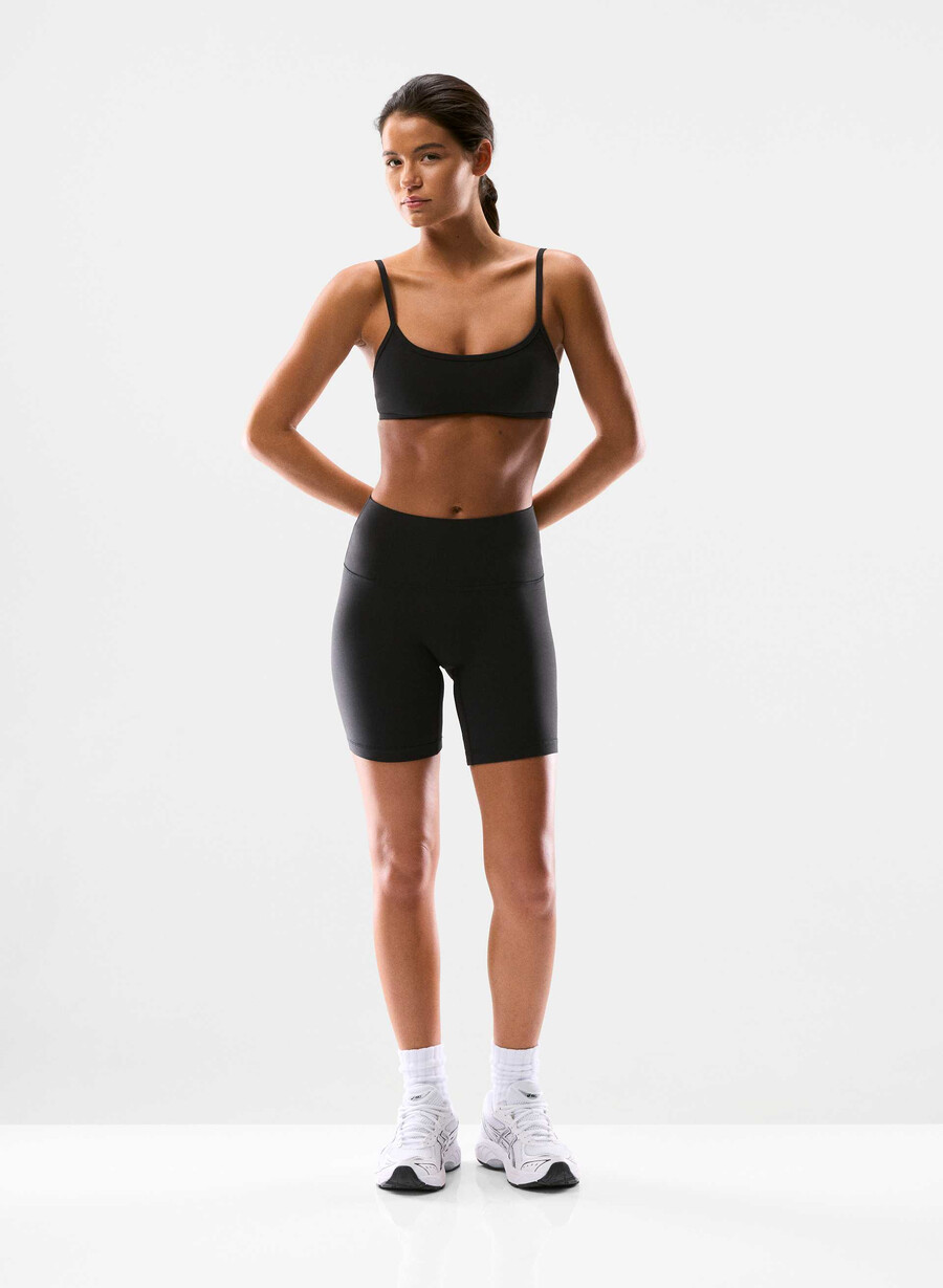 butter cheeky infinite hi-rise 7 short nero